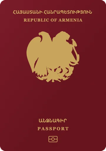 Armenia passport cover