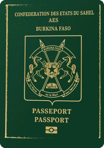 Burkina Faso passport cover