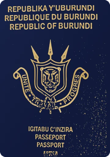 Burundi passport cover