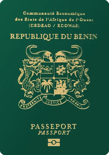 Benin passport cover