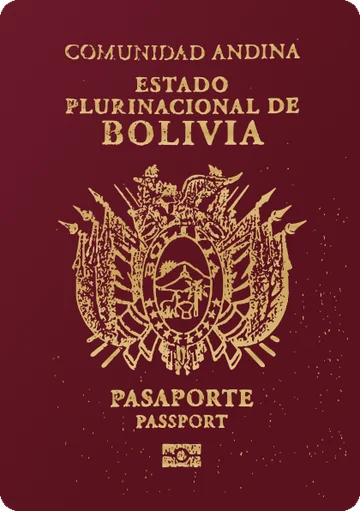 Bolivia passport cover
