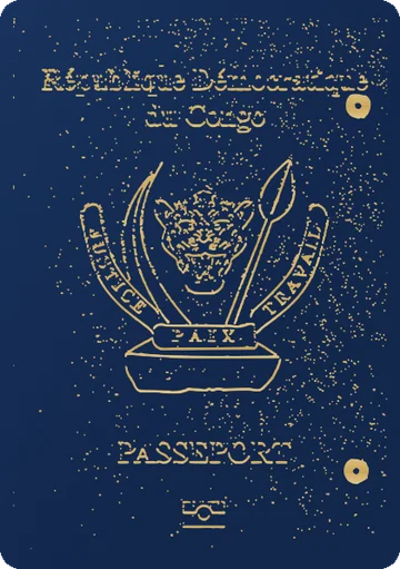 DR Congo passport cover