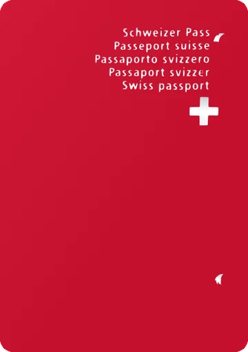 Switzerland passport cover