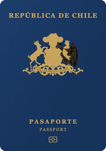 Chile passport cover
