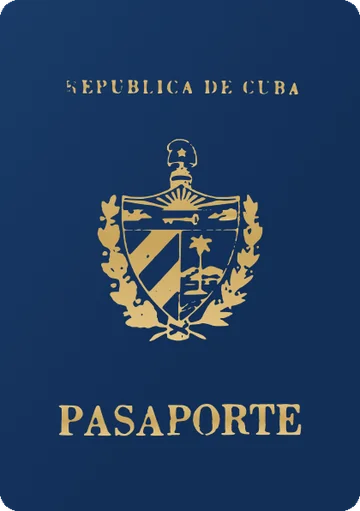 Cuba passport cover