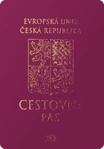 Czech Republic passport cover