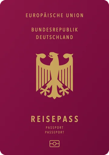 Germany passport cover