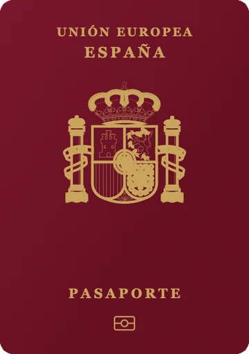 Spain passport cover