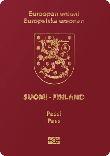 Finland passport cover