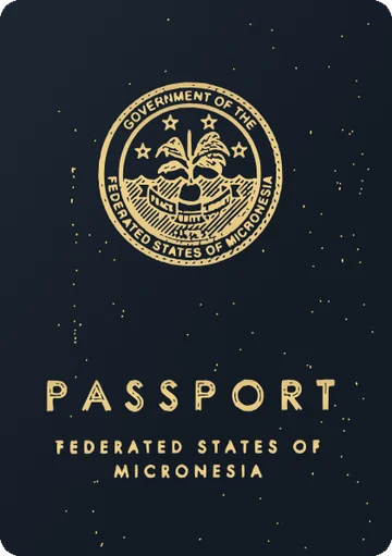 Micronesia passport cover