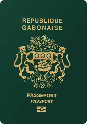 Gabon passport cover