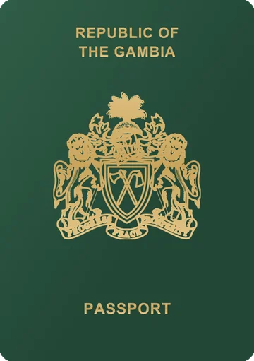 Gambia passport cover