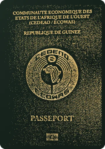Guinea passport cover