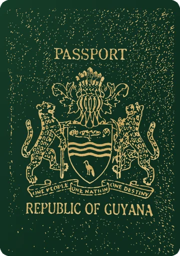Guyana passport cover