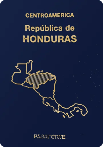 Honduras passport cover
