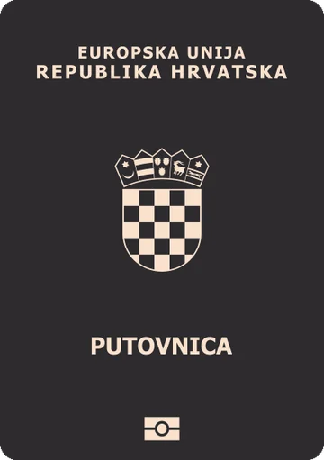 Croatia passport cover