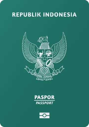 Indonesia passport cover