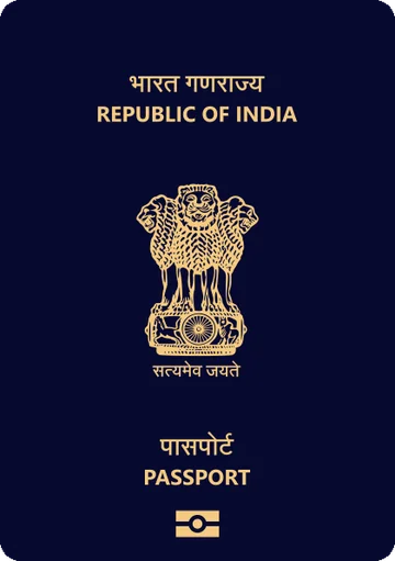 India passport cover