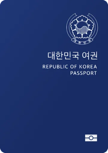 South Korea passport cover