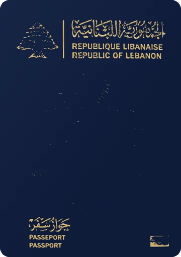 Lebanon passport cover