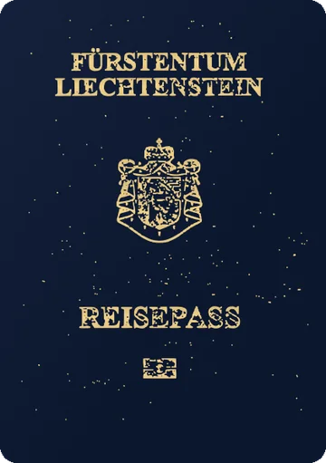 Liechtenstein passport cover