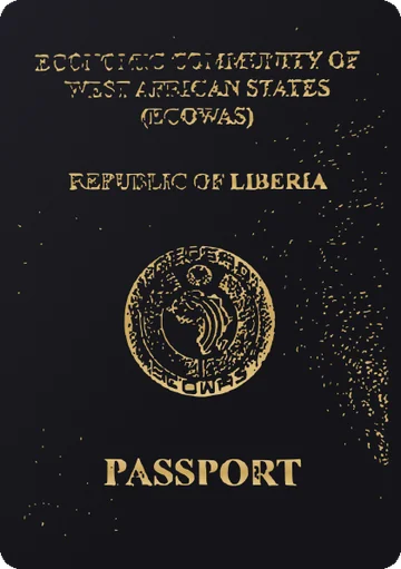 Liberia passport cover