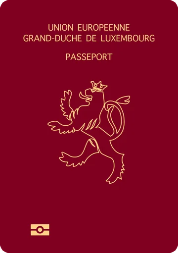 Luxembourg passport cover