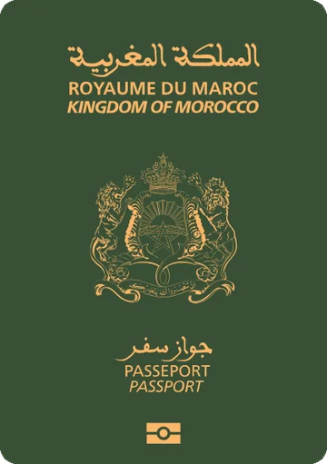 Morocco passport cover