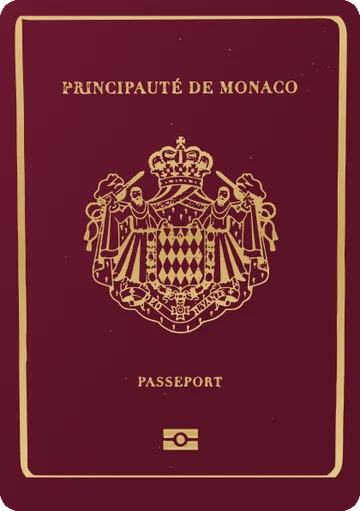 Monaco passport cover
