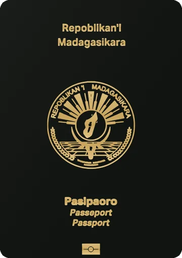 Madagascar passport cover