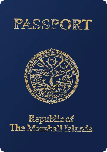 Marshall Islands passport cover