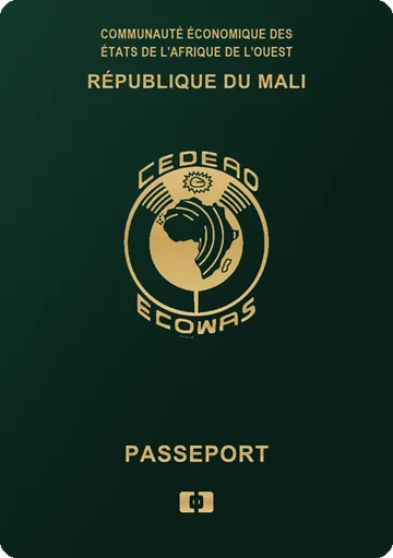 Mali passport cover
