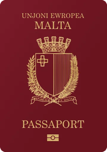 Malta passport cover