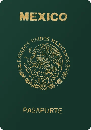 Mexico passport cover