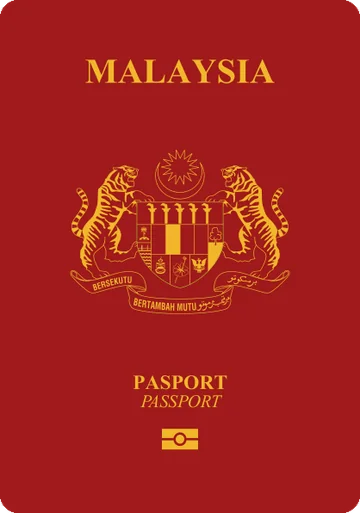 Malaysia passport cover