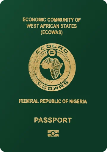 Nigeria passport cover