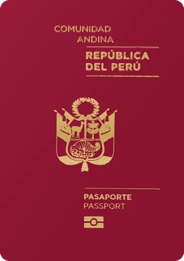 Peru passport cover