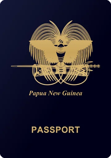Papua New Guinea passport cover