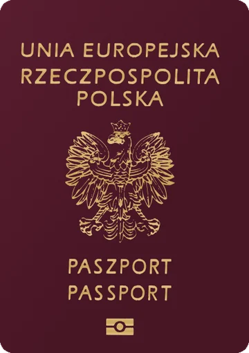 Poland passport cover