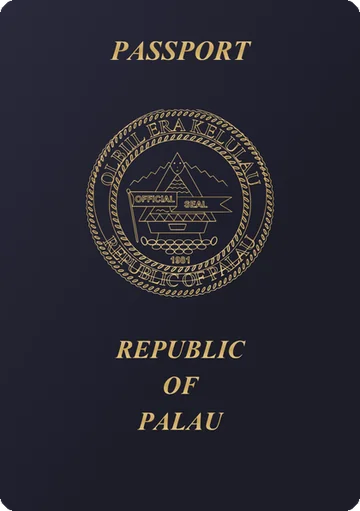 Palau passport cover