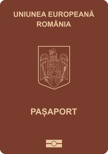 Romania passport cover