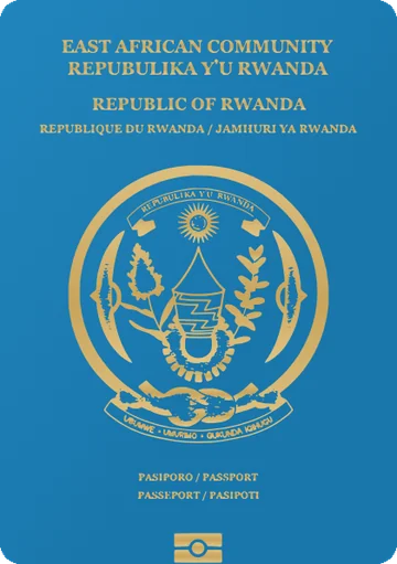 Rwanda passport cover