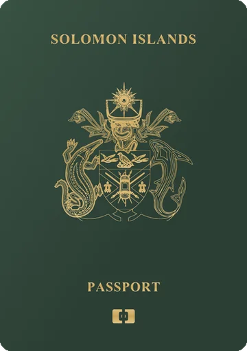 Solomon Islands passport cover