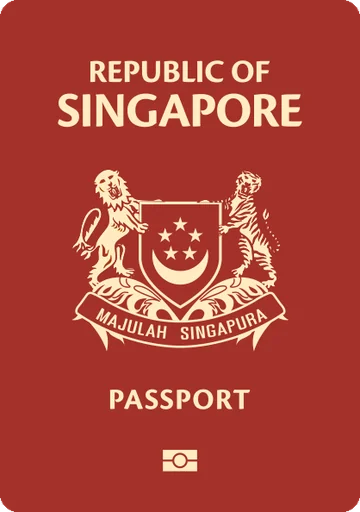 Singapore passport cover