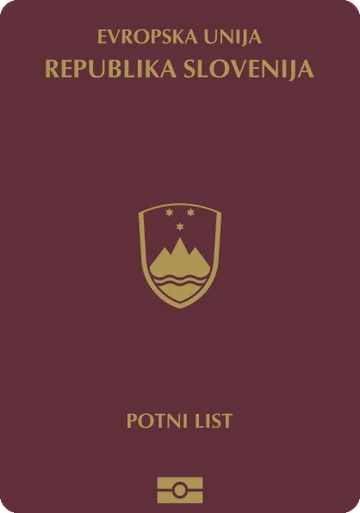 Slovenia passport cover