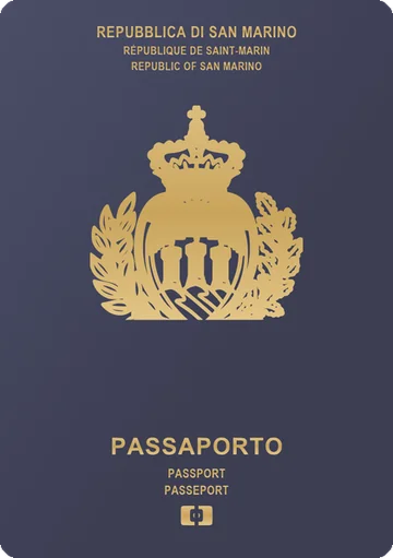 San Marino passport cover