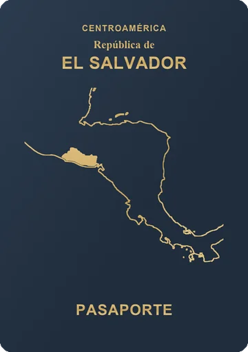 El Salvador passport cover
