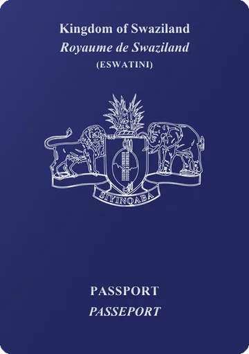 Eswatini passport cover