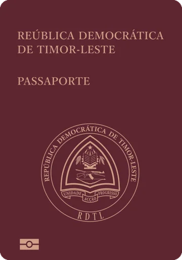 Timor-Leste passport cover