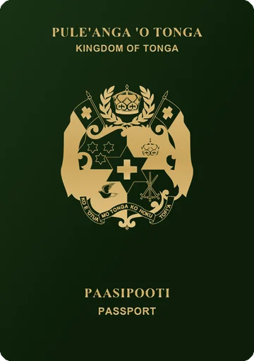 Tonga passport cover